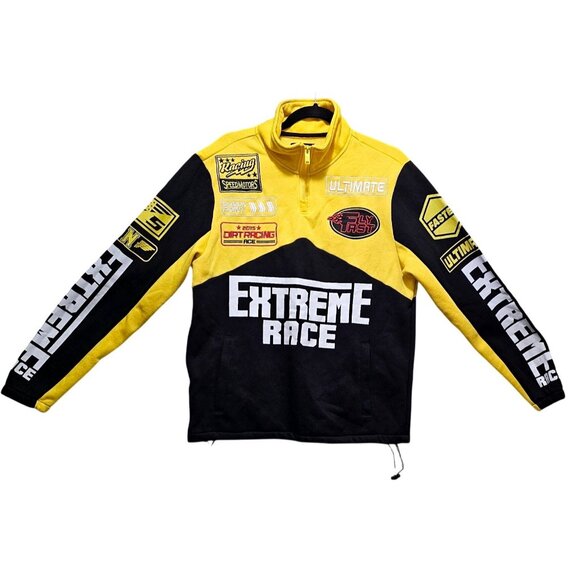 R3bel Extreme Race Half Zip Size M Yellow & Black - Picture 1 of 7